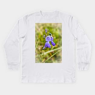 Wild Harebells Kids Long Sleeve T-Shirt